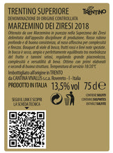 Load image into Gallery viewer, Trentino DOC Superiore Marzemino dei Ziresi - wine