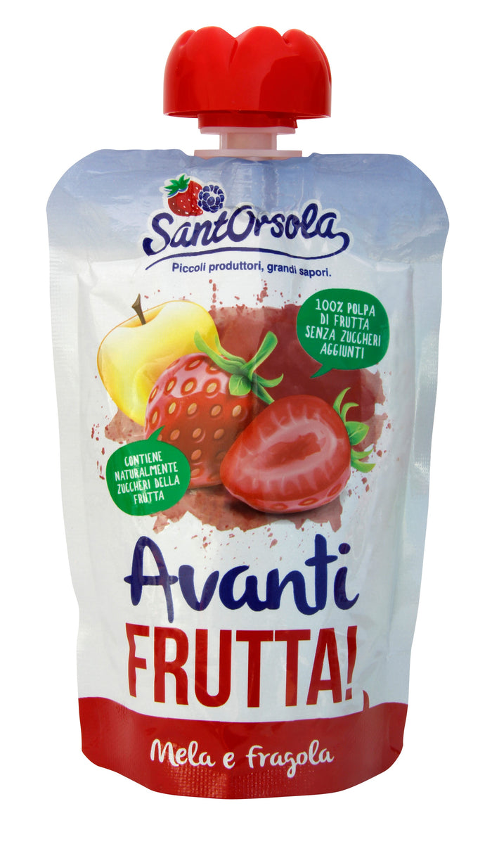 Purea di mela e fragola – inTrentino