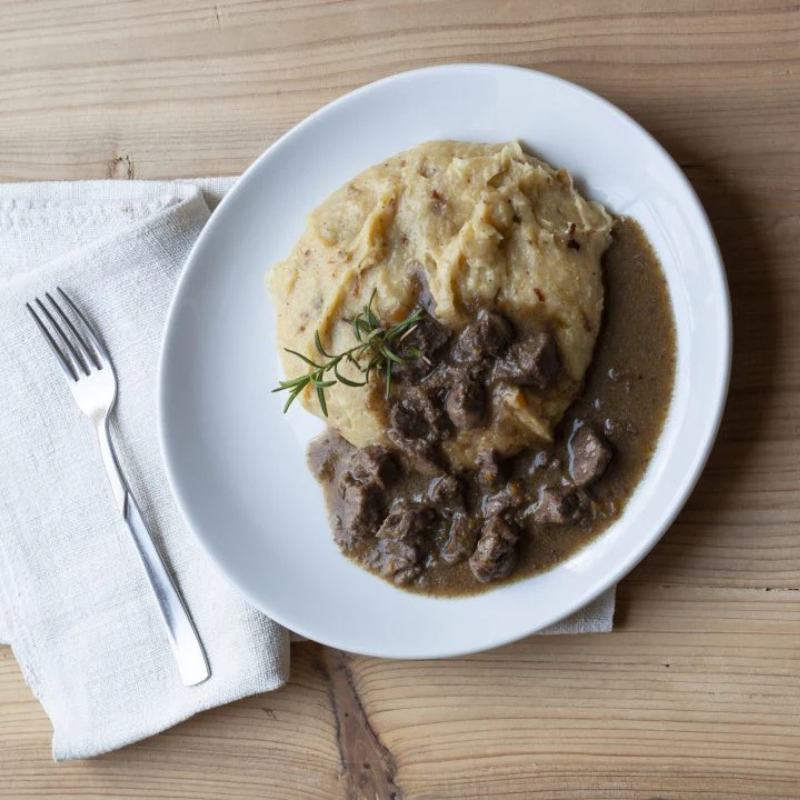 Polenta e spezzatino