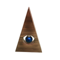 TRIANGLE TREE WITH GLOBE