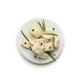 Marinated char bites