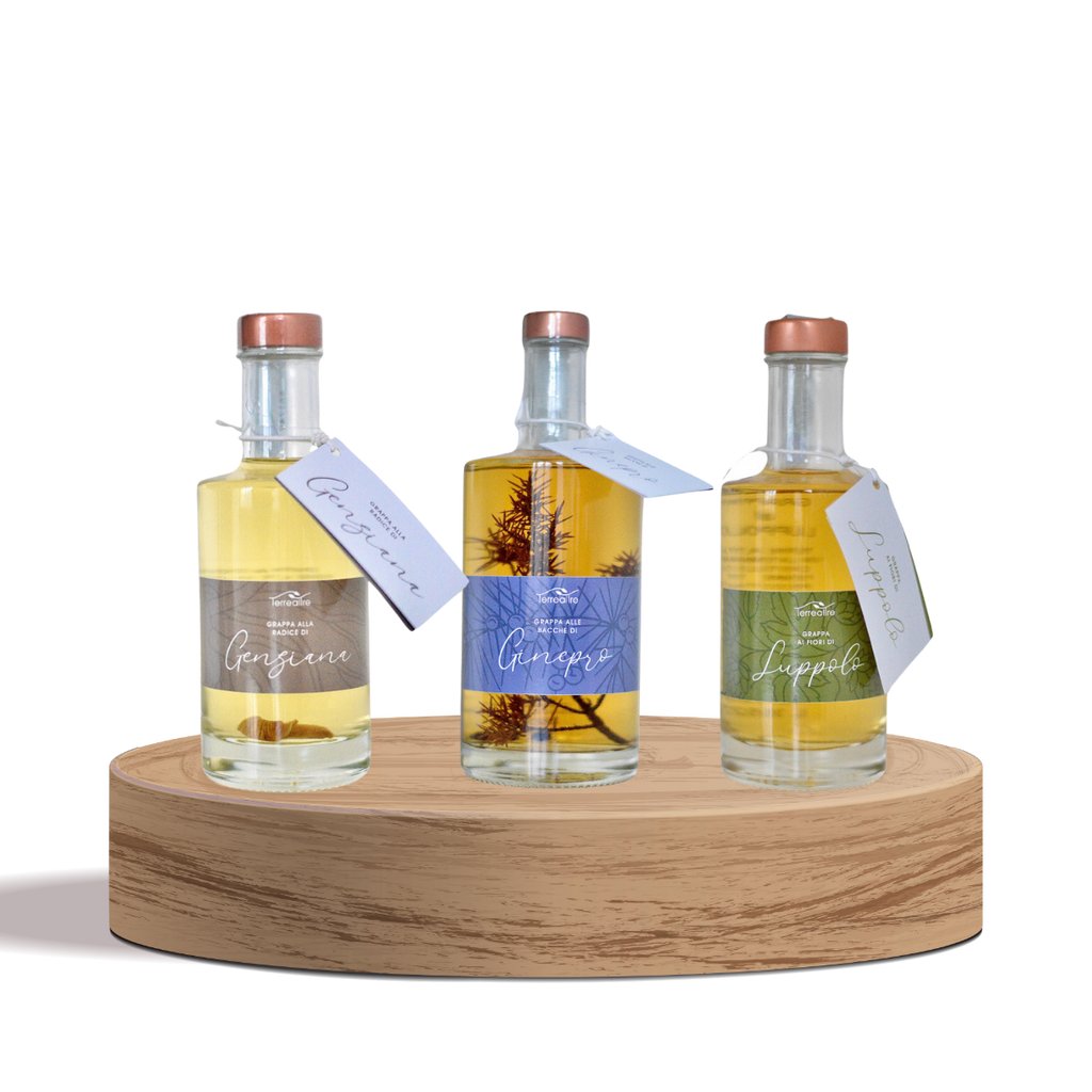 Box degustazione grappe Terre Altre