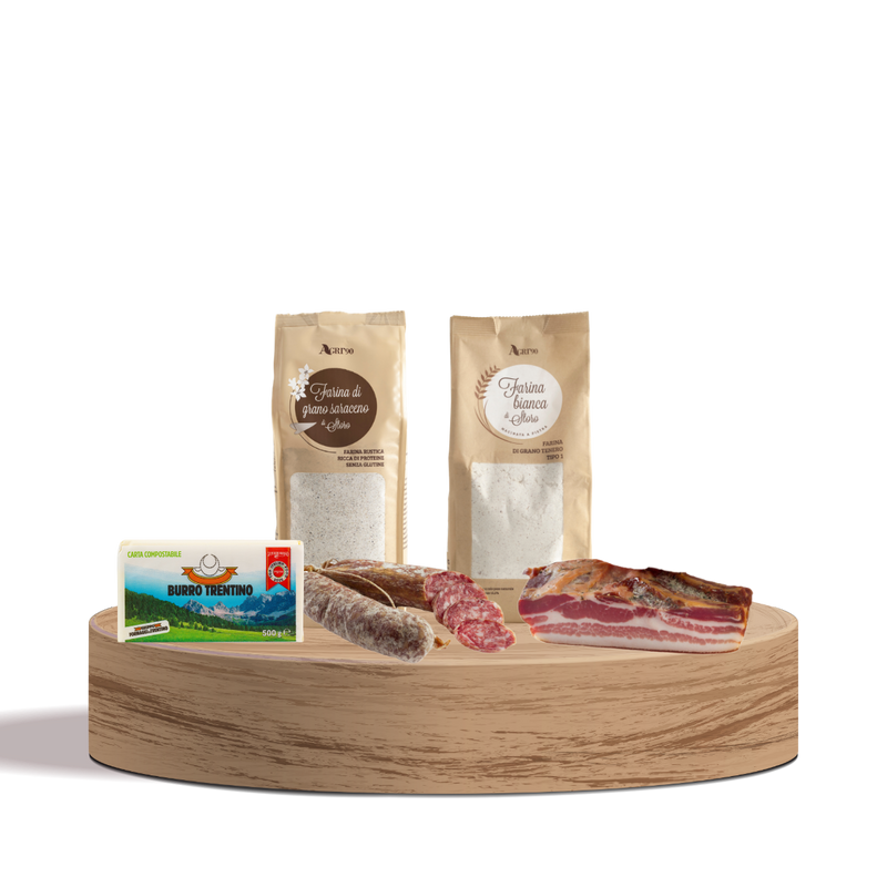 Kit ricetta Smacafam trentino: ingredienti originali per lo sformato tradizionale