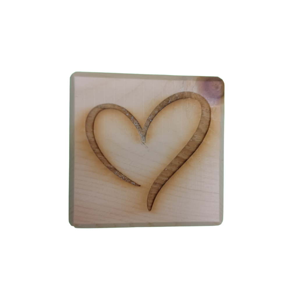 PORTACANDELE IN ABETE CON INCISIONE A LASER