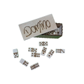 DOMINO GAME IN A WOODEN BOX