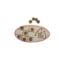 Tic Tac Toe Game with Cork Pieces