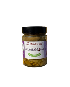 Melanzaggiami-Melanzane sott'olio con menta,aglio e peperoncino