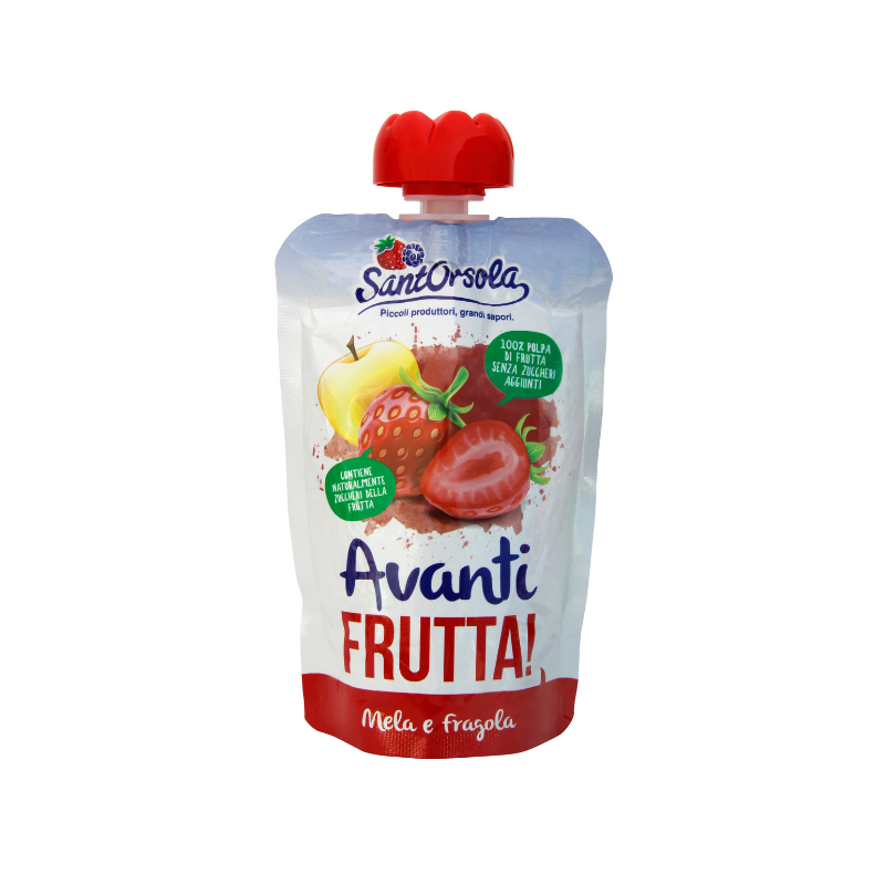 Strawberry and apple puree