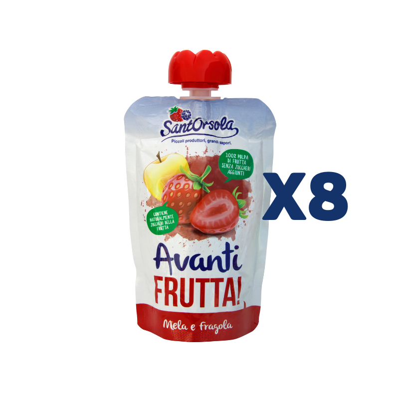 Strawberry and apple puree