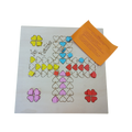 "DON'T GET ANGRY" BOARD GAME WITH DICE, PIECES AND INSTRUCTIONS FOR 4 PLAYERS