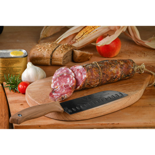 Salame nostrano mit Knoblauch