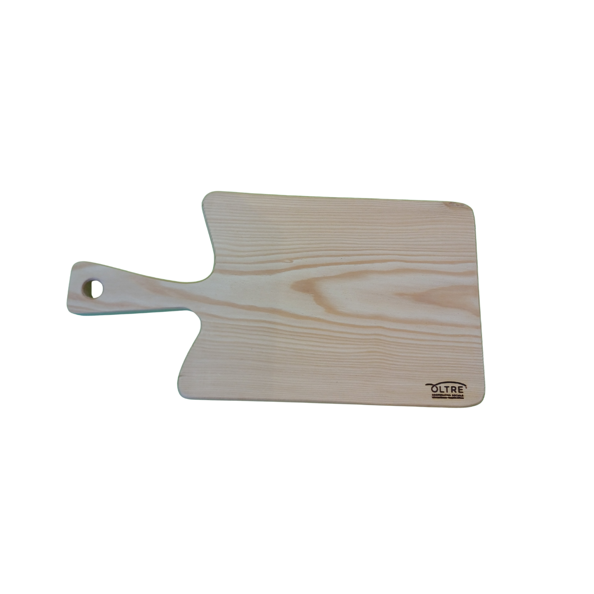 TAGLIERE IN LARICE RETTANGOLARE CON MANICO