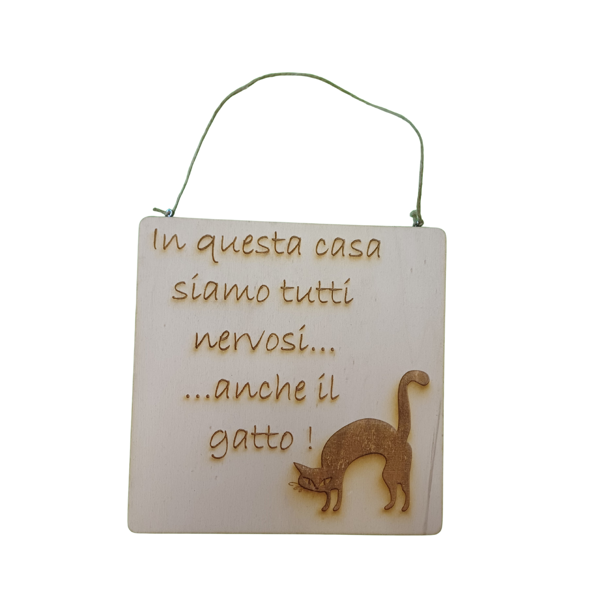 TARGHETTA COMPENSATO DA APPENDERE