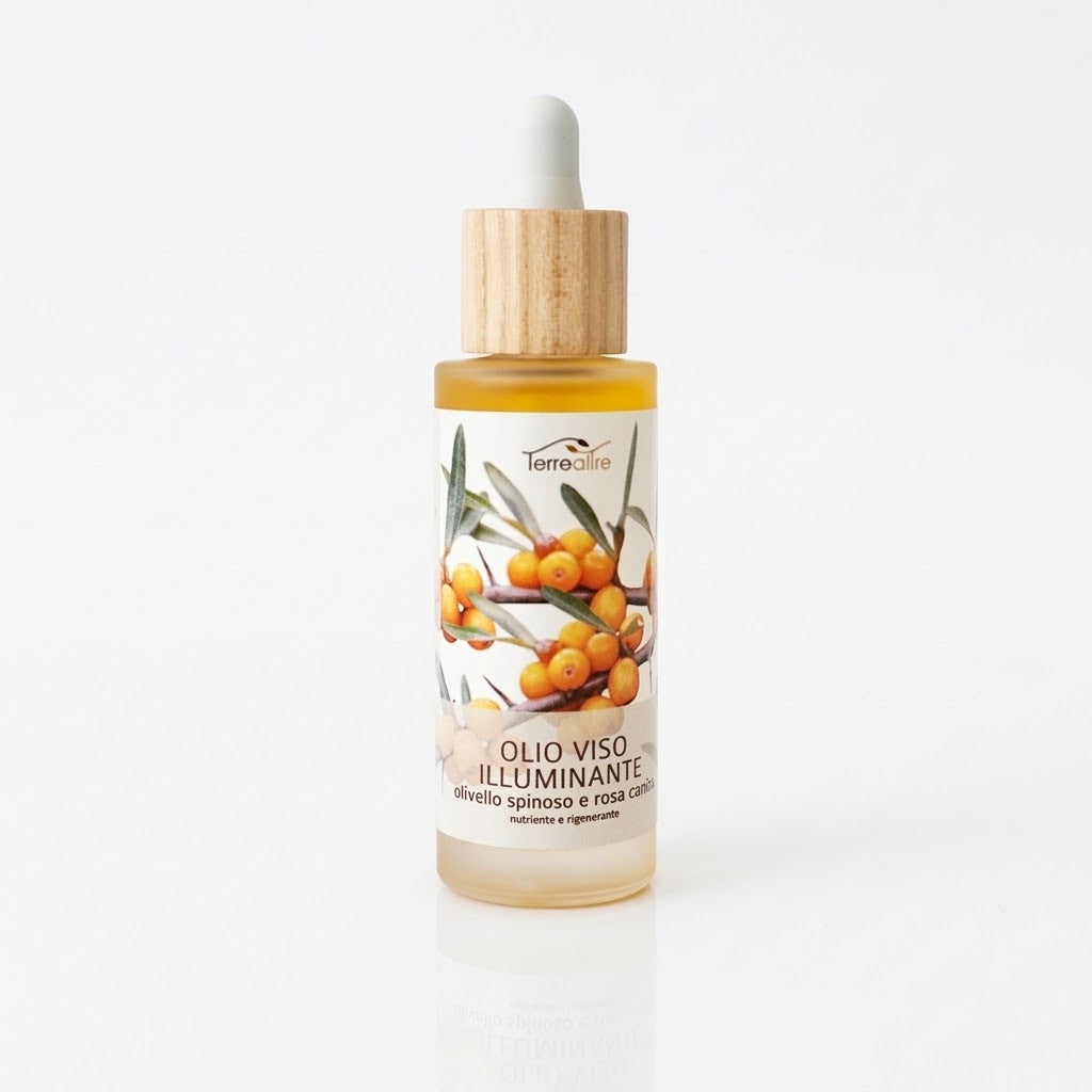 Olio Viso Illuminante con olivello spinoso e rosa canina - Terre Altre 30 ml