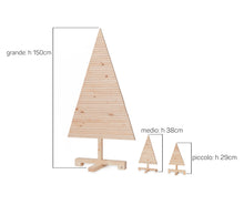 Carica l&#39;immagine nel visualizzatore di Gallery, Albero di Natale in legno
