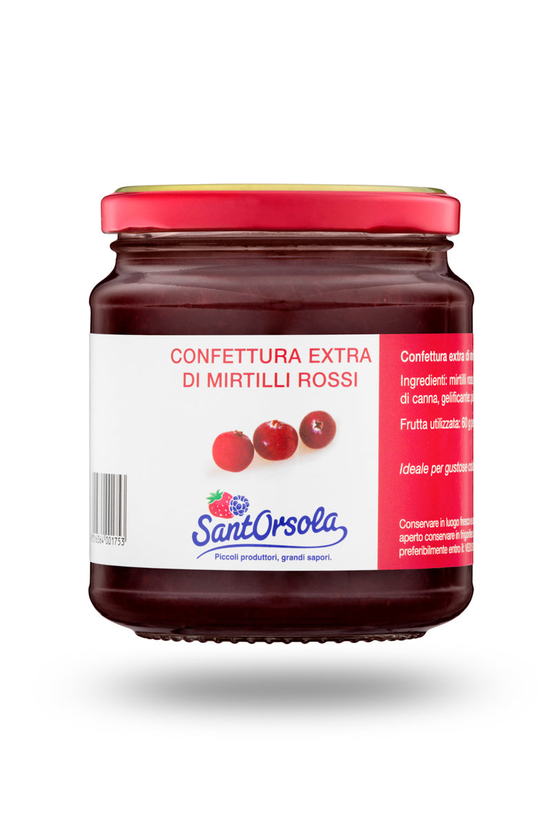 Confettura extra di mirtillo rosso